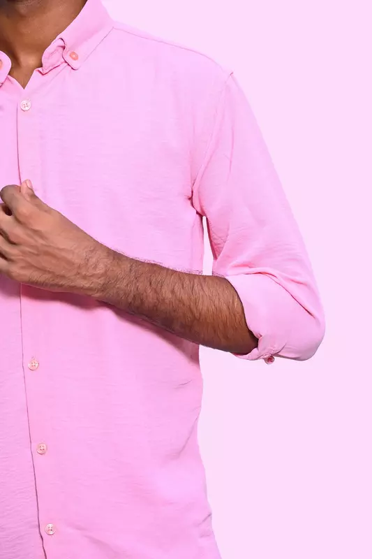 PLAIN SHIRT PINK