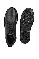VPSC Pure Leather Ankle Police Boot with Zip Boots For Men (Model-  Hi-Tech-ZIP)