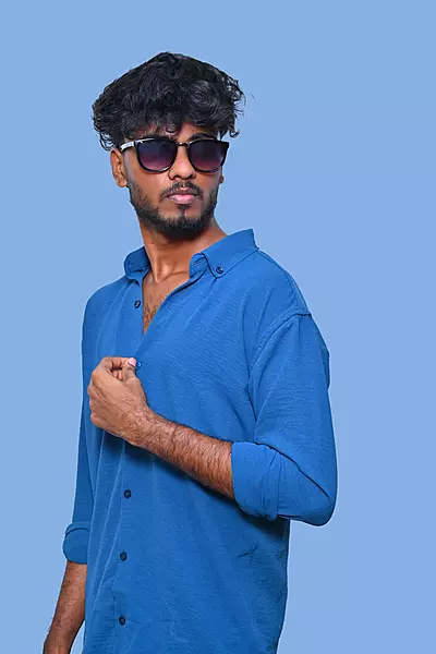PLAIN SHIRT ROYAL BLUE