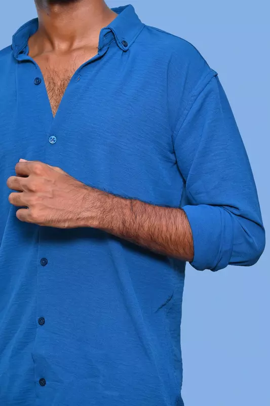 PLAIN SHIRT ROYAL BLUE