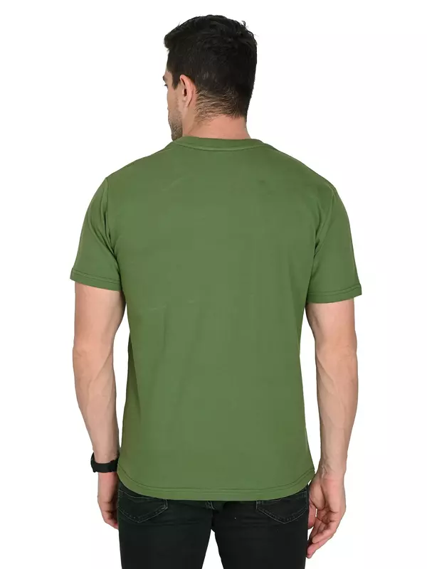 Cotton Jersey Tee Leaf Green