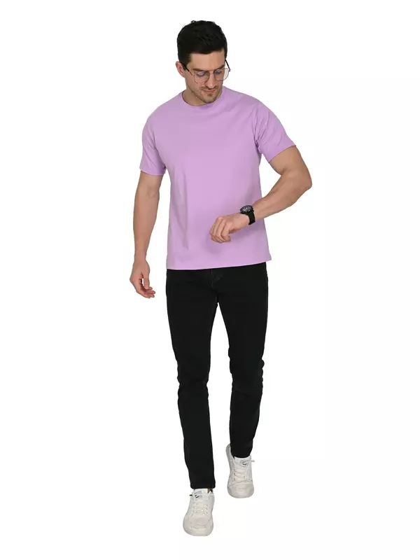 Cotton Jersey Tee Lavender