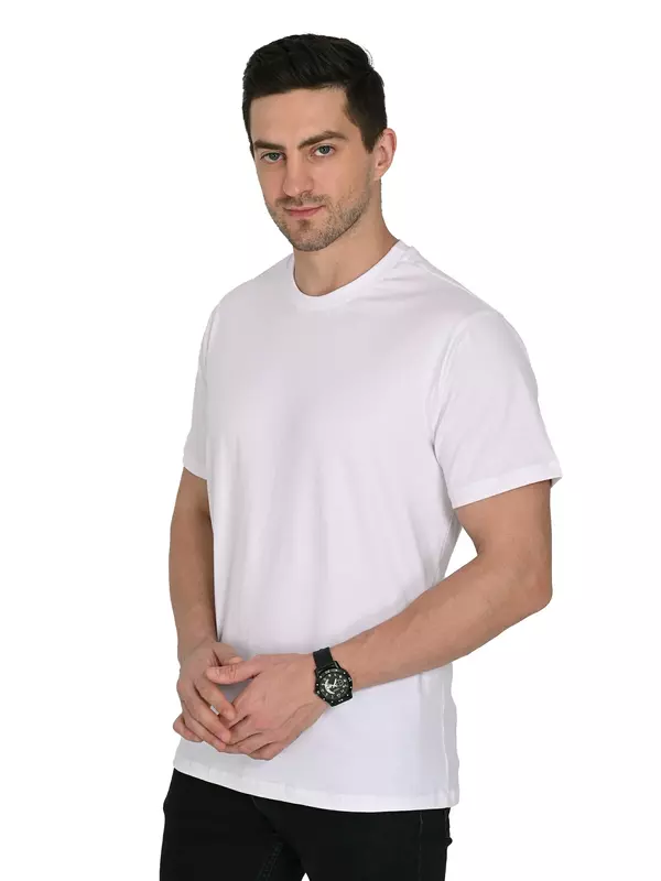 Cotton Jersey Tee White