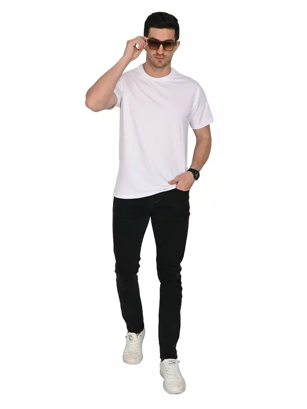 Cotton Jersey Tee White