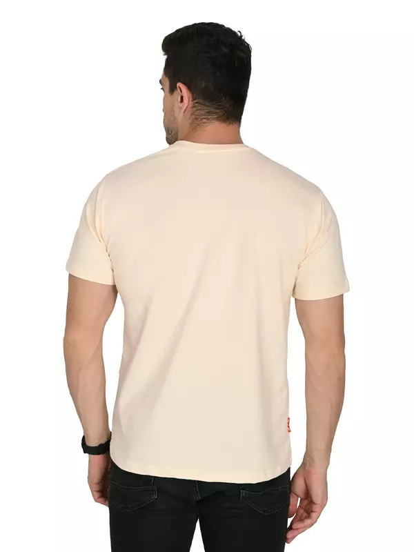 Cotton Terry Tee Peach Cream
