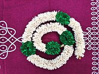 Lily Flower Garland with Lily Rings