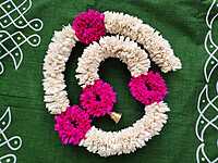 Lily Flower Garland with Lily Rings