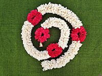 Lily Flower Garland with Lily Rings