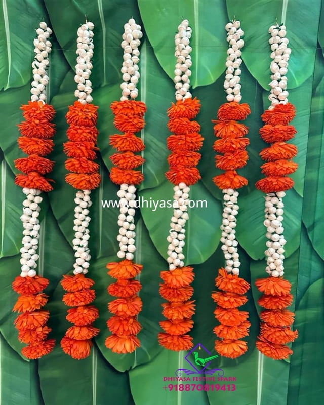 Jasmine With Marigold String