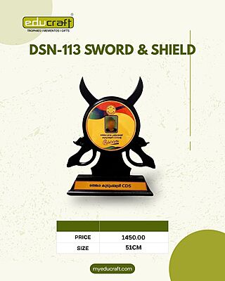 DSN-113 SWORD & SHIELD 51CM(HANDICRAFT)