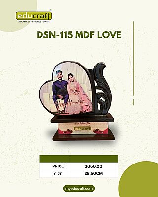 DSN-115 MDF LOVE 28.50CM(HANDICRAFT)