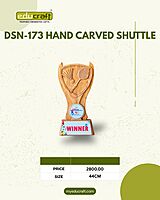DSN-173 HAND CARVED SHUTTLE 44CM(THIKNESS2.5CM)