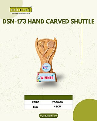 DSN-173 HAND CARVED SHUTTLE 44CM(THIKNESS2.5CM)