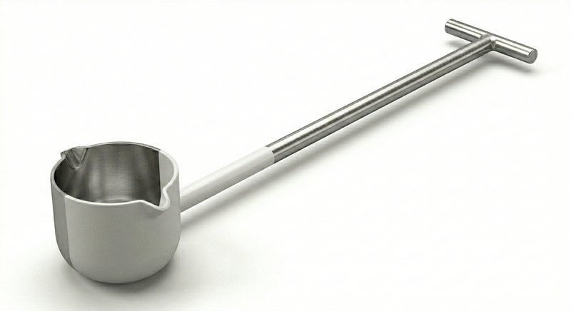 DynaPour DTDPCOD410RBWH SS Pouring Cup 10 kg. Capacity with 2100mm SS Handle