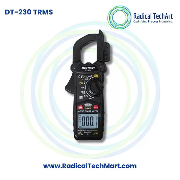 Metravi DT-230 Digital TRMS AC/DC Clamp Meter 2024 Model