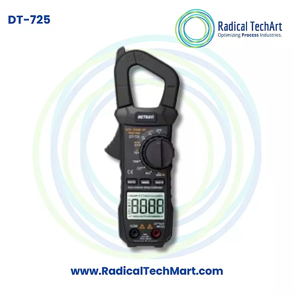 Metravi DT-725 Digital TRMS AC/DC Clamp Meter