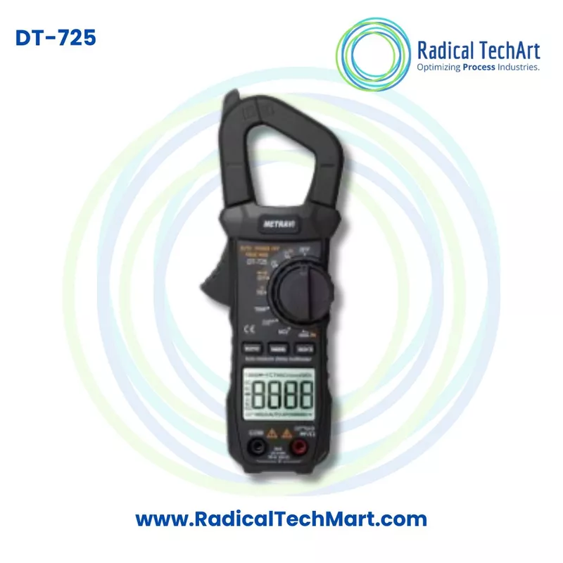 Metravi DT-725 Digital TRMS AC/DC Clamp Meter