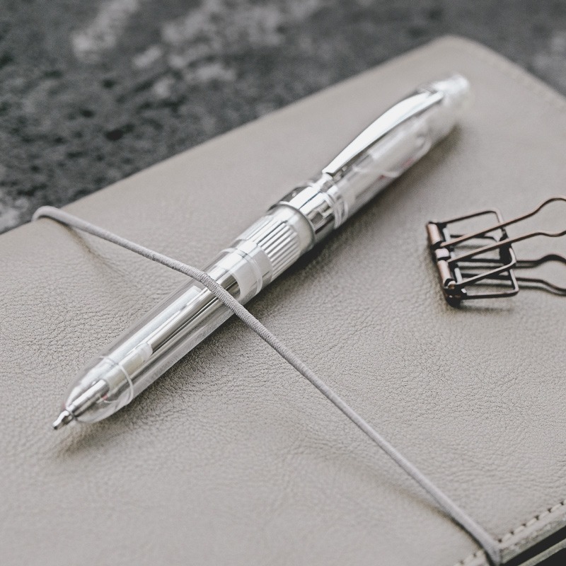 Kinbor 3 in 1 Multifunctional Pen Transparent