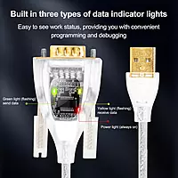 DTECH USB to Serial RS232 Adapter Cable – USB to DB9 Converter
