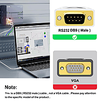 DTECH USB to Serial RS232 Adapter Cable – USB to DB9 Converter