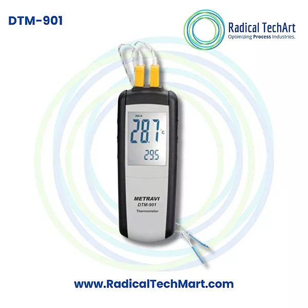 Metravi DTM-901 Dual Input Digital Thermometer