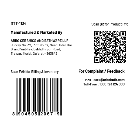 DTT-1134 Gold Designer Table Top Basin 16" x 16" x 5" Inch