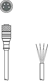Leuze KD-U-M8-4A-V1-020