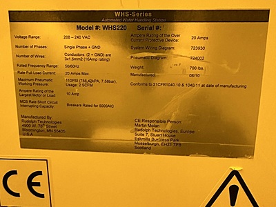 Rudolph AXi940 Inline Wafer Inspection Tool