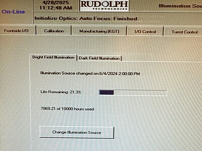 Rudolph AXi940 Inline Wafer Inspection Tool