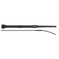 Fleck Dressage Whips - Evo Nylon Weave Evo Grip/Black - 110cm