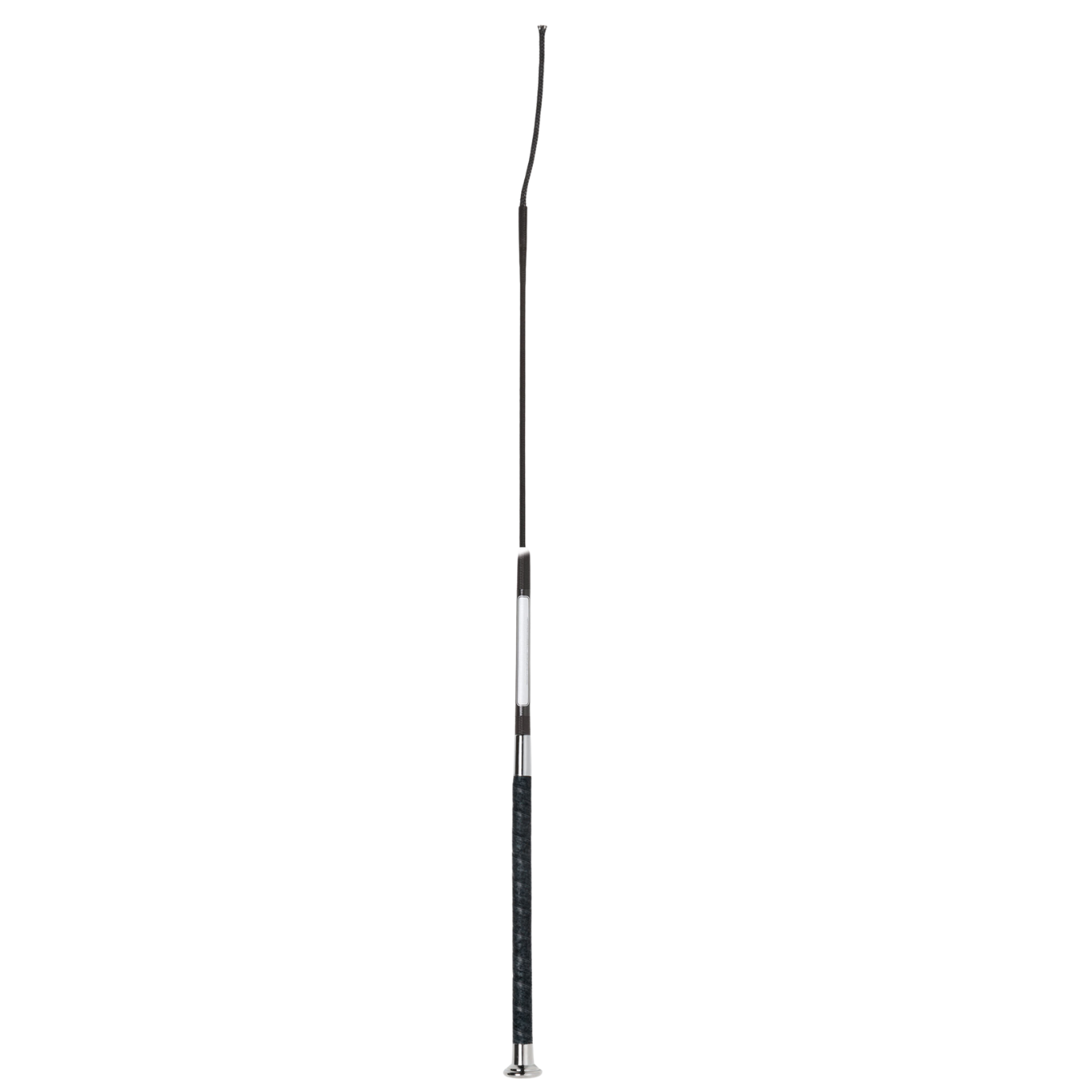 Fleck Dressage Whips - Ultra Soft Grip with Name Badge - Black - 110cm