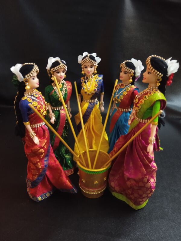 Haldi Doll Set (Barbie)-DWD33