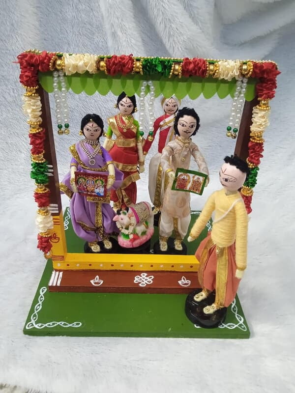 Grahapravesam Woollen Doll Set 1 Grahapravesam Woollen Doll Set 1