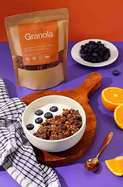 Dark Chocolate, Orange & Sea Salt Granola