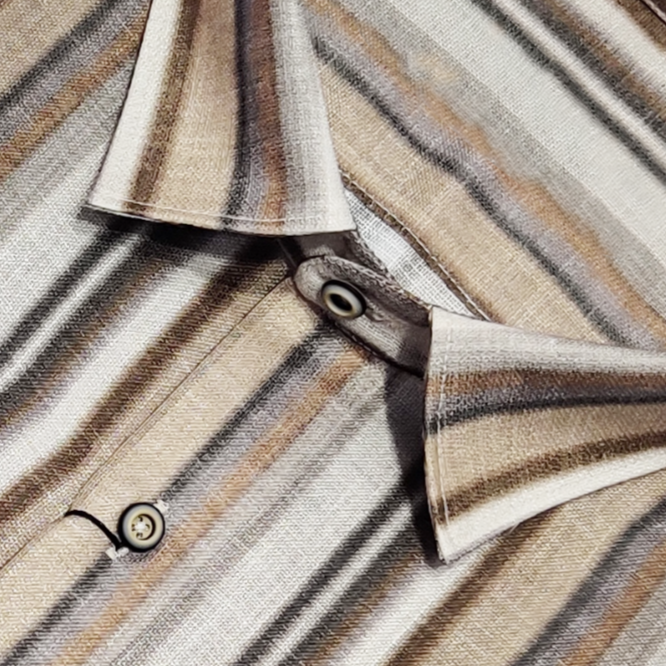 Cotton Blended Stripes Shirt