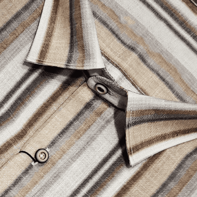 Cotton Blended Stripes Shirt