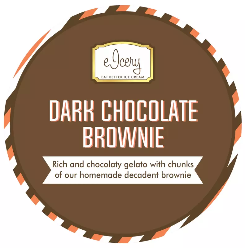 Dark Chocolate Brownie 500 ml - eIcery