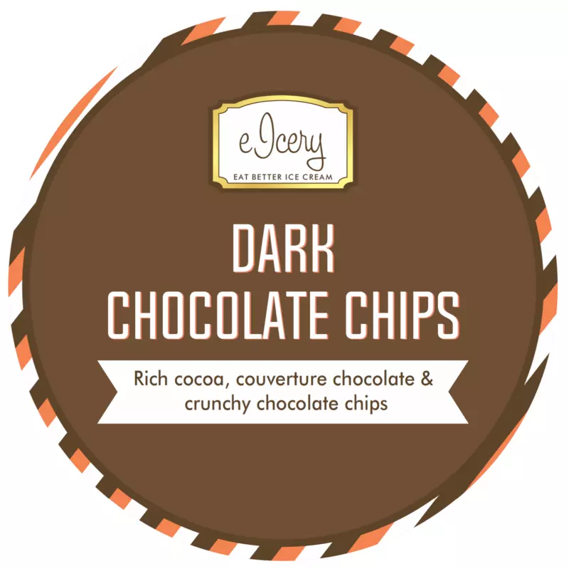 Dark Chocolate Chip 500 ml Tub