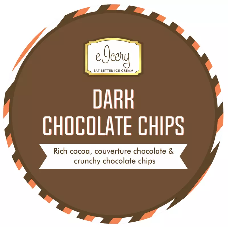 Dark Chocolate Chip 500 ml - eIcery