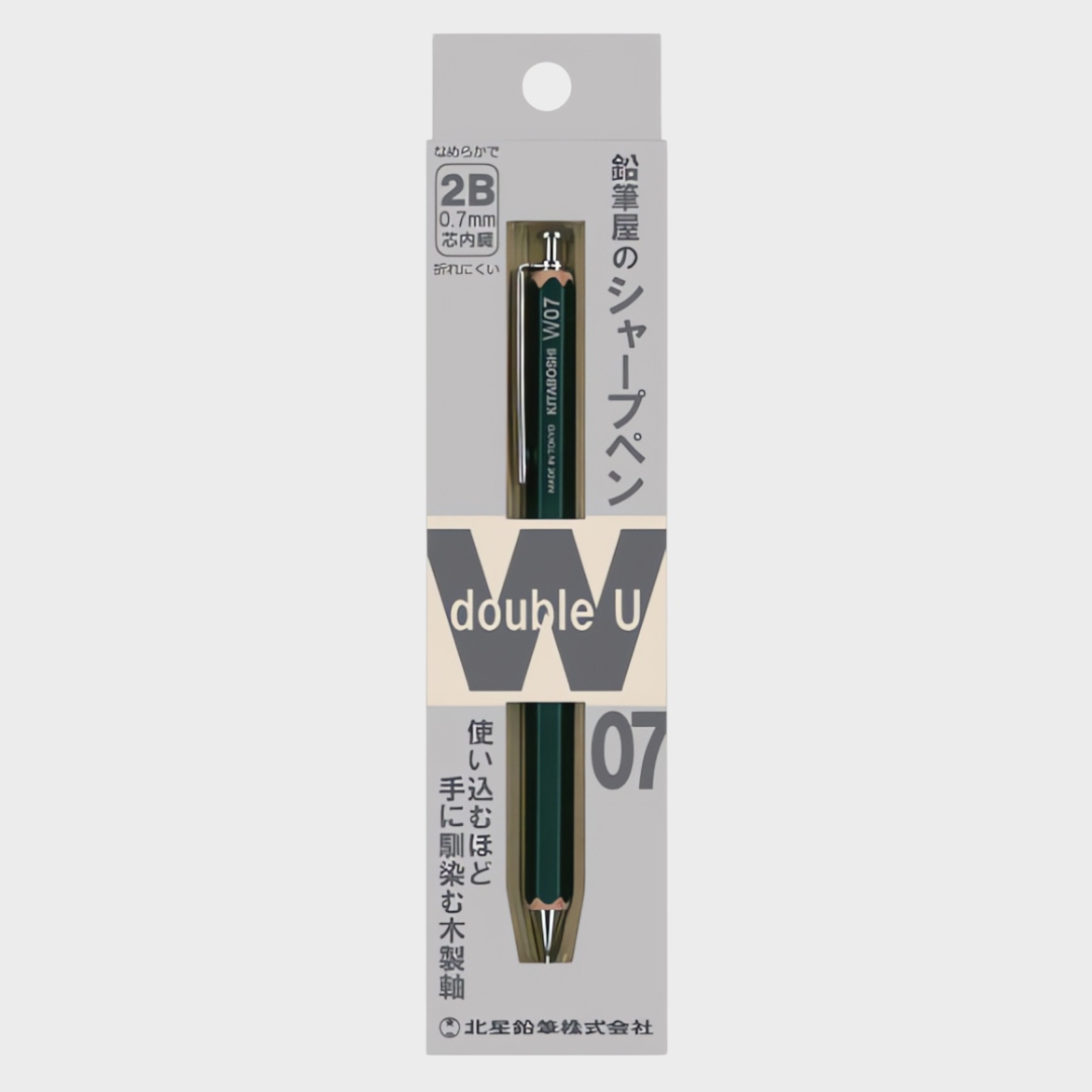 Kitaboshi | Mechanical Pencil | 0.7mm | W07-600DG | Dark Green