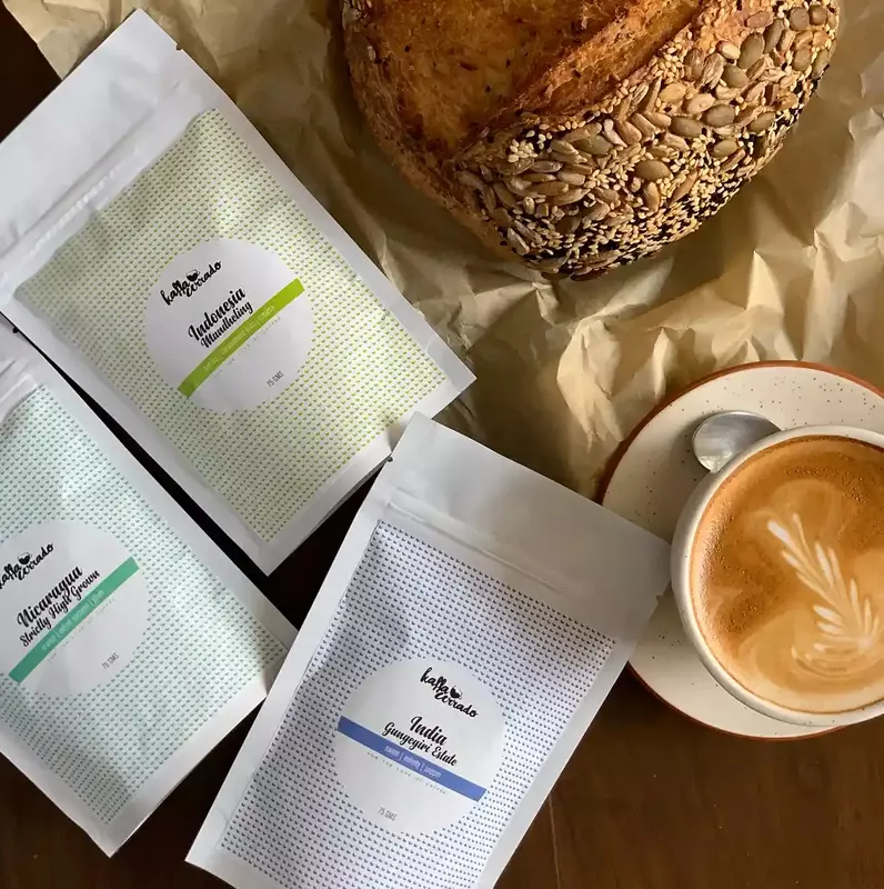 Dark Roast Coffee Tasting Pack 225 Gms - Kaffa Cerrado