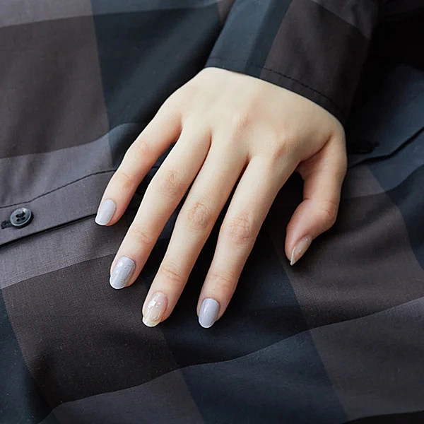 Dashing Diva Glaze Silver Marble