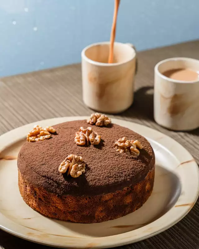 Date Walnut Tea Cake (Gluten Free)