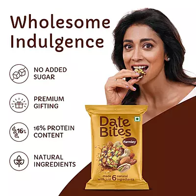 Farmely-Dates Bites-Classic Delight-240g (12 Piece) Farmely-Dates Bites-Classic Delight-240g (12 Piece)