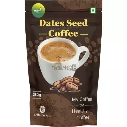 Magicco Dates Seed Coffee – Caffeine-Free Healthy Coffee Alternative | Wellness Drink – 250g