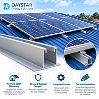 Aluminium Micro Rail Channel for Solar Panel Rooftop Mounting