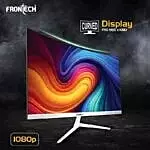 Frontech MON-0081 – 32" curved borderless monitor with vivid display, 80.01cm screen, and ultra-slim bezels for immersive viewing.