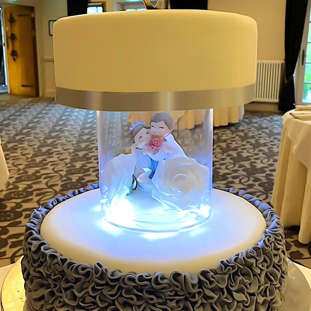 Acrylic spacer round 4inch