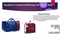 Duffle bag Decathlon