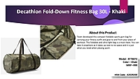 Duffle bag Decathlon
